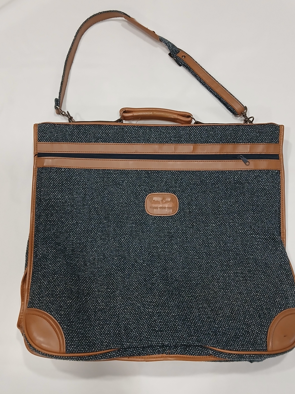 Vintage 1980s Pierre Cardin Garment Bag Luggage Hanging Suit Dress Bag Travel